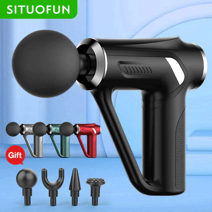 SITUOFUN Massage Gun™ With Up To 32 Levels Deep Tissue Neck Body Back Muscle Sport Electric Pistol Massager, Pain Relief.