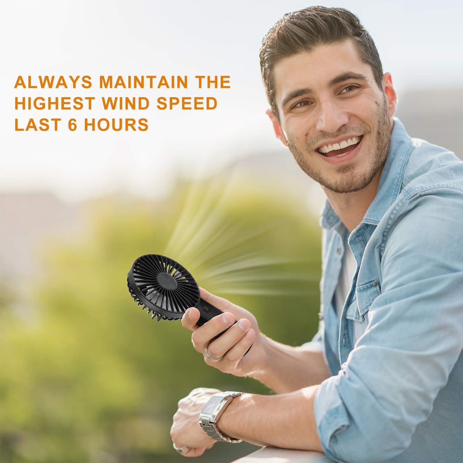 InstantCool HandHeld Portable Fan